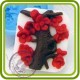 Ветка Сакуры - 2D силиконовая форма для мыла, свечей, шоколада, гипса и пр.