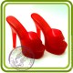 Туфелька Шпилька - 3D силиконовая форма для мыла, свечей, шоколада, гипса и пр.
