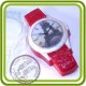 Часы наручные Кожаный браслет  - пластиковая форма для мыла 