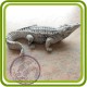 Аллигатор, крокодил 2 - 3D Объемная силиконовая форма для мыла, свечей, гипса, шоколада и пр.