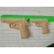 Пистолет Жизнь родине (2 размера) - 3D силиконовая форма для мыла, свечей, шоколада, гипса и пр.