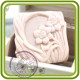 Нарциссы (грин) - 2D силиконовая форма для мыла, свечей, шоколада, гипса и пр.