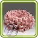 Хризантема 3 - 3D Объемная силиконовая форма для мыла, свечей, гипса, шоколада и пр.