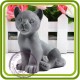 Львёнок, тигрёнок (детёныш) - 3D Объемная силиконовая форма для мыла, свечей, гипса, шоколада и пр.