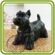 Скотчтерьер, собака - 3D Объемная силиконовая форма для мыла, свечей, гипса, шоколада и пр.