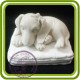 Такса (подушка отдельно), собака - 3D Объемная силиконовая форма для мыла, свечей, гипса, шоколада и пр.