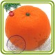 Апельсин, Мандарин (большой) - 3D силиконовая форма для мыла, свечей, шоколада, гипса и пр.