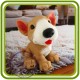 Щенок бультерьера, собака - 3D Объемная силиконовая форма для мыла, свечей, гипса, шоколада и пр.