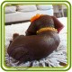 Такса (подушка отдельно), собака - 3D Объемная силиконовая форма для мыла, свечей, гипса, шоколада и пр.