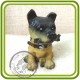 Щенок овчарки 2, собака - 3D Объемная силиконовая форма для мыла, свечей, гипса, шоколада и пр.