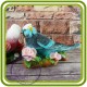 Попугай 3 (цветы) - 3D Объемная силиконовая форма для мыла, свечей, гипса, шоколада и пр.