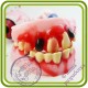 Зубы крвые - 3D Авторская силиконовая форма для мыла, свечей, гипса, шоколада и пр.