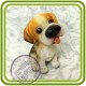 Щенок малый, собака 1 - 3D Объемная силиконовая форма для мыла, свечей, гипса, шоколада и пр.