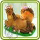Габриель и дайкири лошадки - 3D силиконовая форма для мыла, свечей, шоколада, гипса и пр.