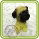 Щенок (мульт) малый, собака 5 - 3D Объемная силиконовая форма для мыла, свечей, гипса, шоколада и пр.