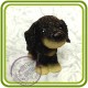 Щенок (мульт) малый, собака 7 - 3D Объемная силиконовая форма для мыла, свечей, гипса, шоколада и пр.