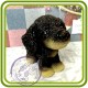 Щенок (мульт) малый, собака 7 - 3D Объемная силиконовая форма для мыла, свечей, гипса, шоколада и пр.