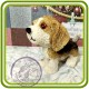 Щенок (мульт) малый, собака 3 - 3D Объемная силиконовая форма для мыла, свечей, гипса, шоколада и пр.