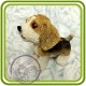 Щенок (мульт) малый, собака 3 - 3D Объемная силиконовая форма для мыла, свечей, гипса, шоколада и пр.