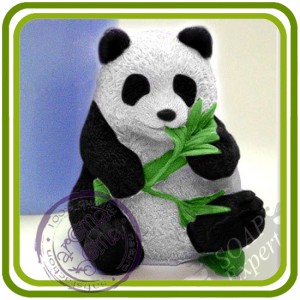 Панда - 3D силиконовая форма для мыла, свечей, шоколада, гипса и пр.