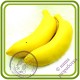 Банан (малый) НЕочищен.- 3D силиконовая форма для мыла, свечей, шоколада, гипса и пр.