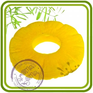 Долька ананаса (круглая) - 2D силиконовая форма для мыла, свечей, шоколада, гипса и пр.