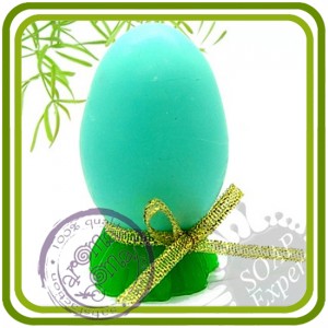 Яйцо на подставке - 3D силиконовая форма для мыла, свечей, шоколада, гипса и пр.