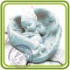 Малыш, младенец в крыльях ( 2 размера) - 3D силиконовая форма для мыла, свечей, шоколада, гипса и пр.
