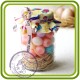 Яйца перепелиные (2шт) - 3D силиконовая форма для мыла, свечей, шоколада, гипса и пр.
