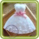 Платье малое - 2D молд, силиконовая форма для мыла, свечей, гипса, шоколада и пр.