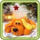 Замшевая, тряпичная собака - Авторская 2D силиконовая форма для мыла, свечей, шоколада, гипса и пр.