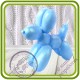Cобака Шарик, Balloon Dog  - Авторская 2D силиконовая форма для мыла, свечей, шоколада, гипса и пр.