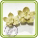 Орхидея 4 (м) - 3D Объемная силиконовая форма для мыла, свечей, гипса, шоколада и пр.