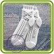 Носки мужские - Авторская 2D силиконовая форма для мыла, свечей, шоколада, гипса и пр.