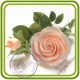 Роза - Авторская 2D силиконовая форма для мыла, свечей, шоколада, гипса и пр.