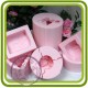 m. Розы БУТОН 5 букетный - 3D Авторская силиконовая форма для мыла, свечей, шоколада и пр.