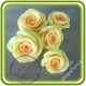 Роза букетная Кустовая 3 малая. Авторская 3D силиконовая форма для мыла, свечей, шоколада, гипса и пр.