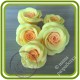 Роза букетная Кустовая 3 малая. Авторская 3D силиконовая форма для мыла, свечей, шоколада, гипса и пр.