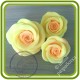 Роза букетная Кустовая 1 большая. Авторская 3D силиконовая форма для мыла, свечей, шоколада, гипса и пр.