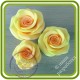 Роза букетная Кустовая 1 большая. Авторская 3D силиконовая форма для мыла, свечей, шоколада, гипса и пр.