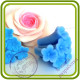 Мелкоцвет Незабудок Букетный (7 цветочков на ножке). Авторская 3D силиконовая форма для мыла, свечей, шоколада, гипса и пр.