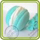 Макарон с КРЕМОМ-БЕЗЕ. Авторская 3D силиконовая форма для мыла, свечей, шоколада, гипса и пр.