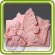 Фея, феечка Коринна - 2D силиконовая форма для мыла, свечей, шоколада, гипса и пр.