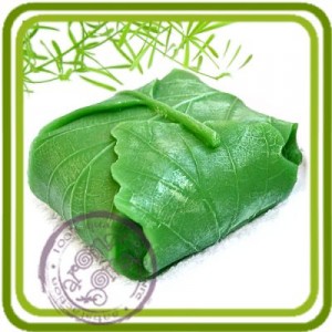Конвертик из листьев- Объемная силиконовая форма для мыла