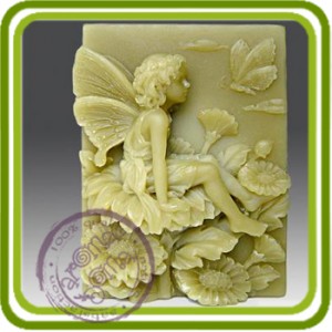 Фея, феечка Осень - 2D силиконовая форма для мыла, свечей, шоколада, гипса и пр.