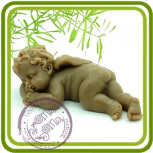 Малыш ангел 2- 3D силиконовая форма для мыла, свечей, шоколада, гипса и пр.