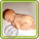 Младенец, малыш спящий (м) - 3D силиконовая форма для мыла, свечей, шоколада, гипса и пр