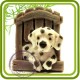 Собака на заборе - 2D Эксклюзивная силиконовая форма для мыла, свечей, шоколада, гипса и пр.