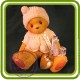 Тедди в вязаном костюмчике - Объемная силиконовая форма для мыла