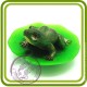 Лягушка на листе лотоса - Объемная силиконовая форма для мыла
